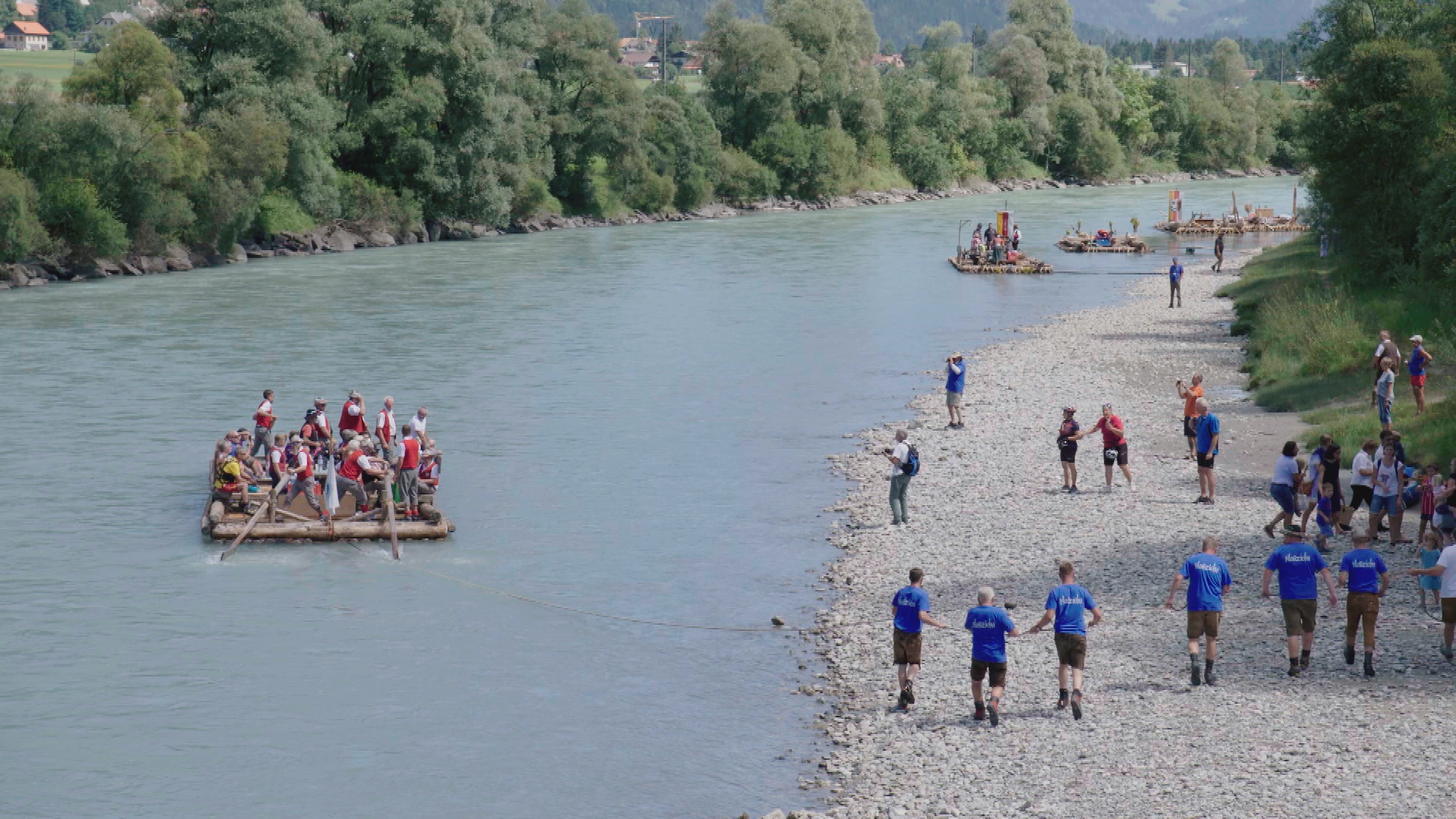 19 Drau Floß Flößertage