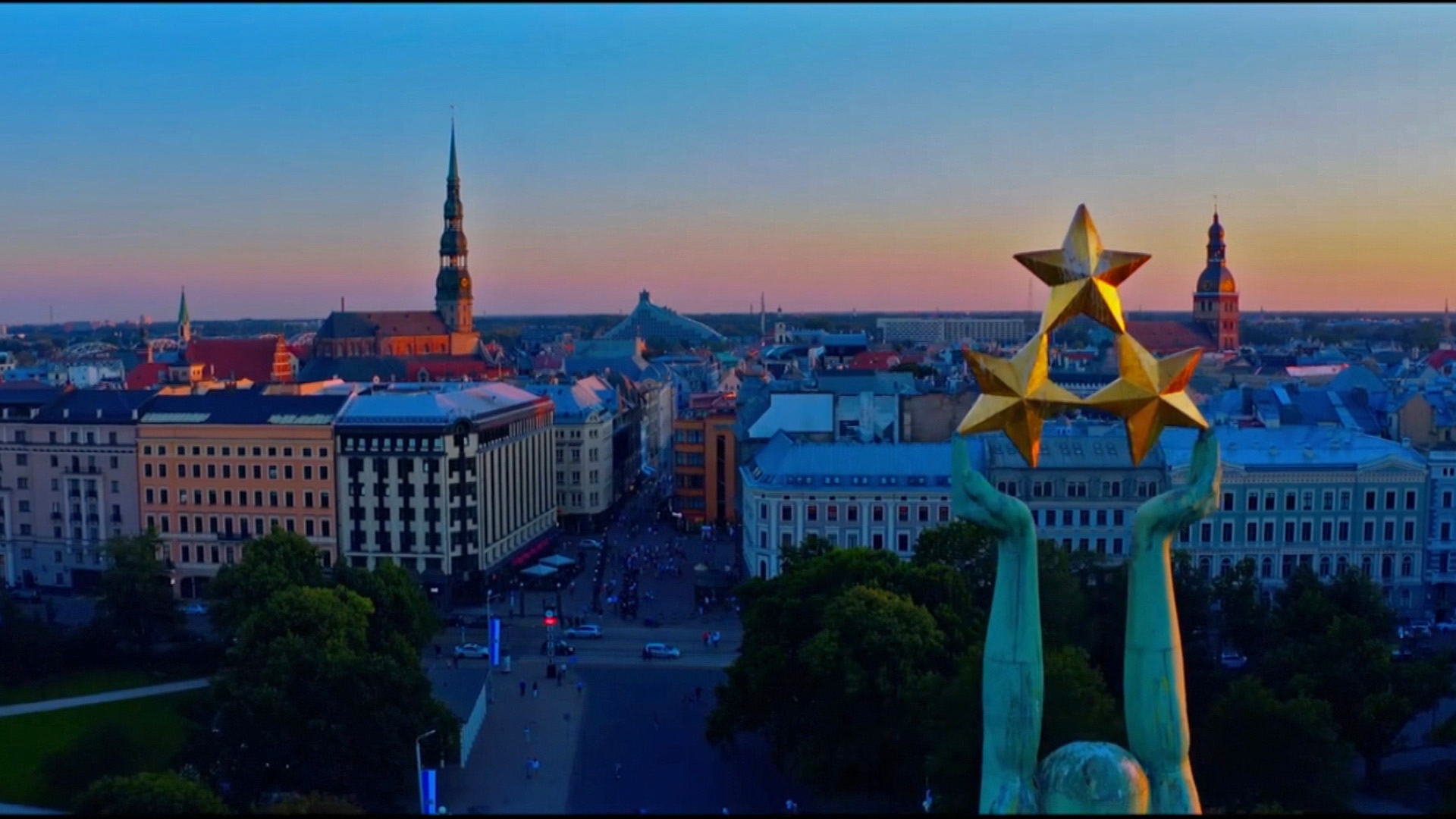 2 Riga Panorama Lettland Latvian Tourism Baltikum Teil2