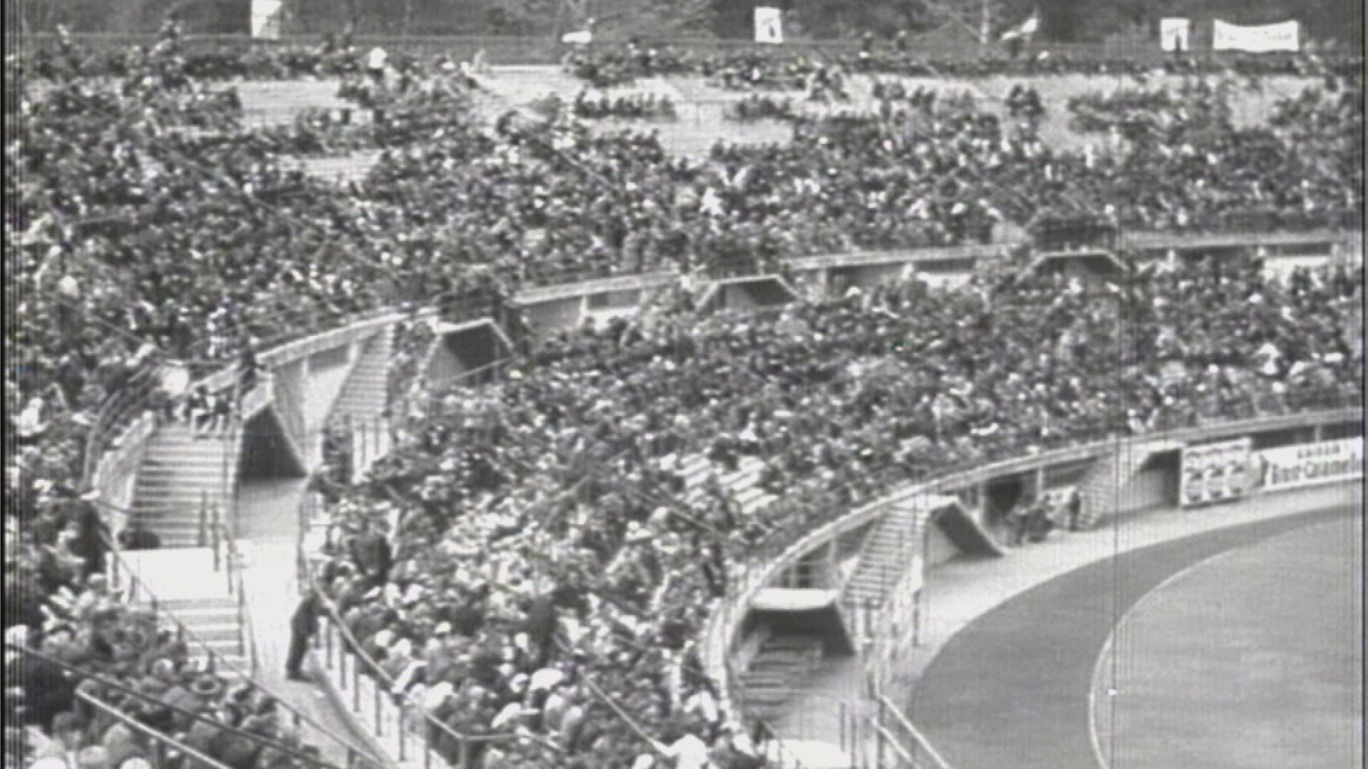 Bau des Praterstadions LG Media Wien