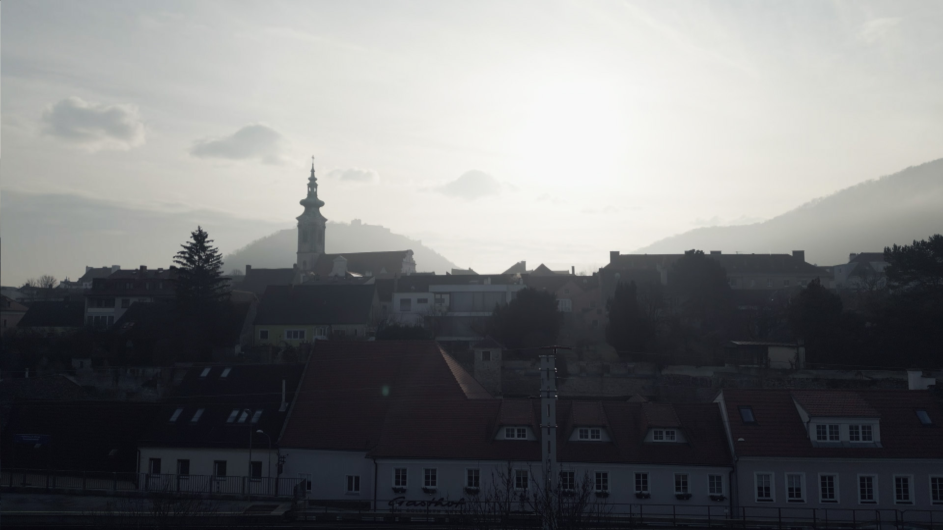 Gemeinde mit Kirche