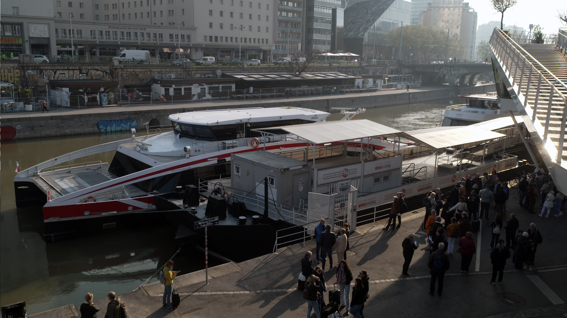 Twin City Liner Schwedenplatz Anlegestelle