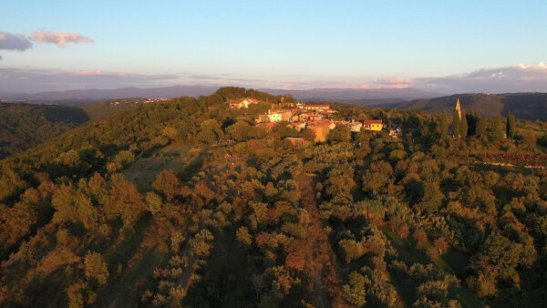 01 Flug über die ehemals illyrischen Provinzen in der Nähe von Koper