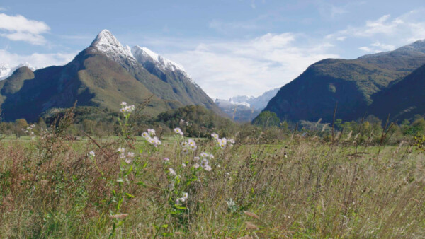 02 Blick auf den Triglav den höchsten Berg Sloweniens