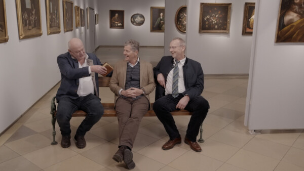 05 Helmut Rachbauer Karl Hohenlohe Walter Sonnberger Sitzbank von Sepp Forcher