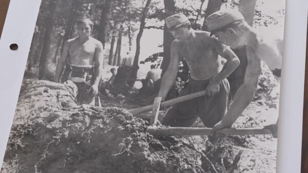 Bau der Wiener Hoehenstrasse Bezirksmuseum Doebling