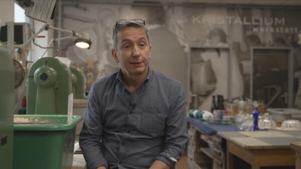 Erwin Weber Kugler und Leiter des Kristalliums in Hirschenwies